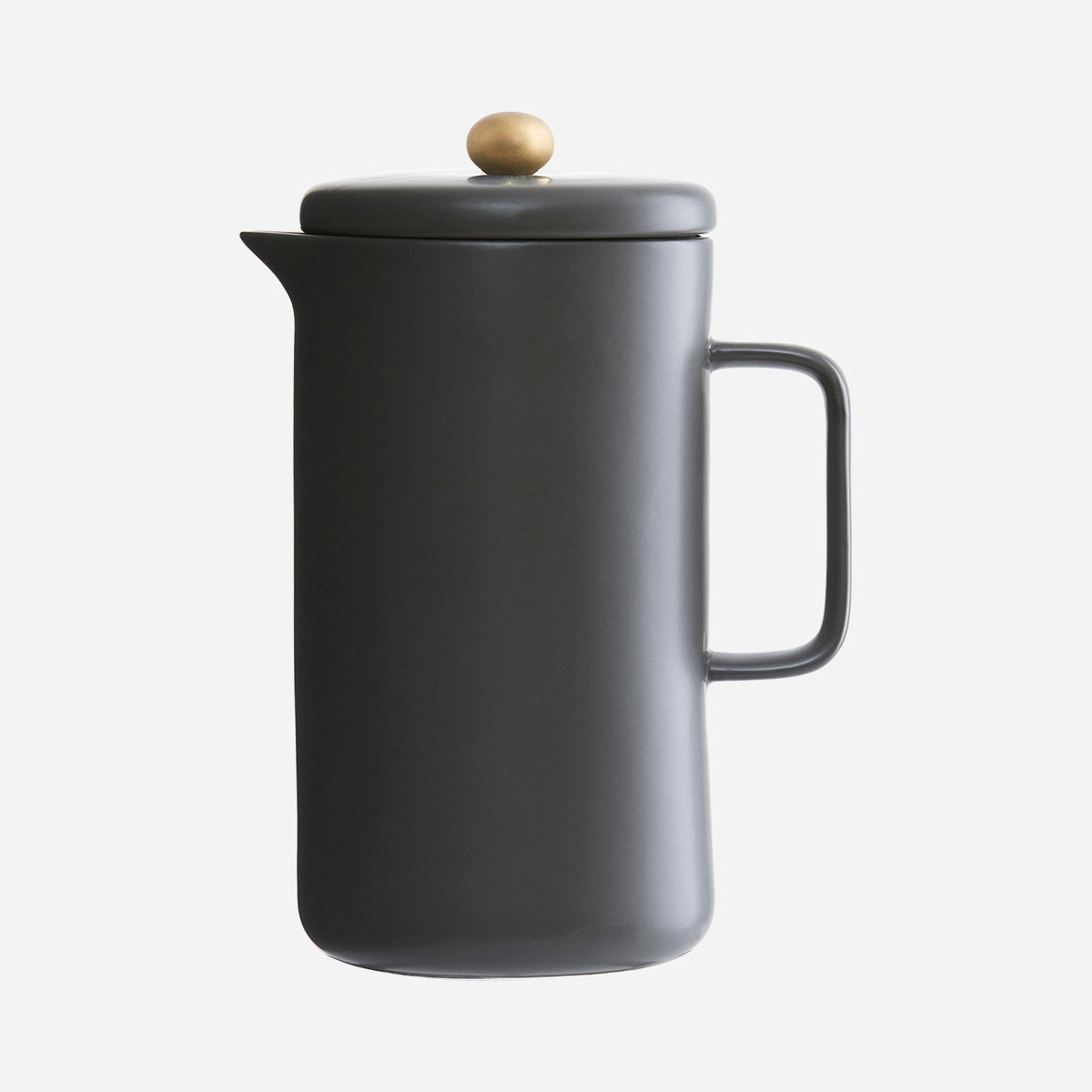 
                  
                    Black Porcelain and Stainless Steel Coffee Pot
                  
                