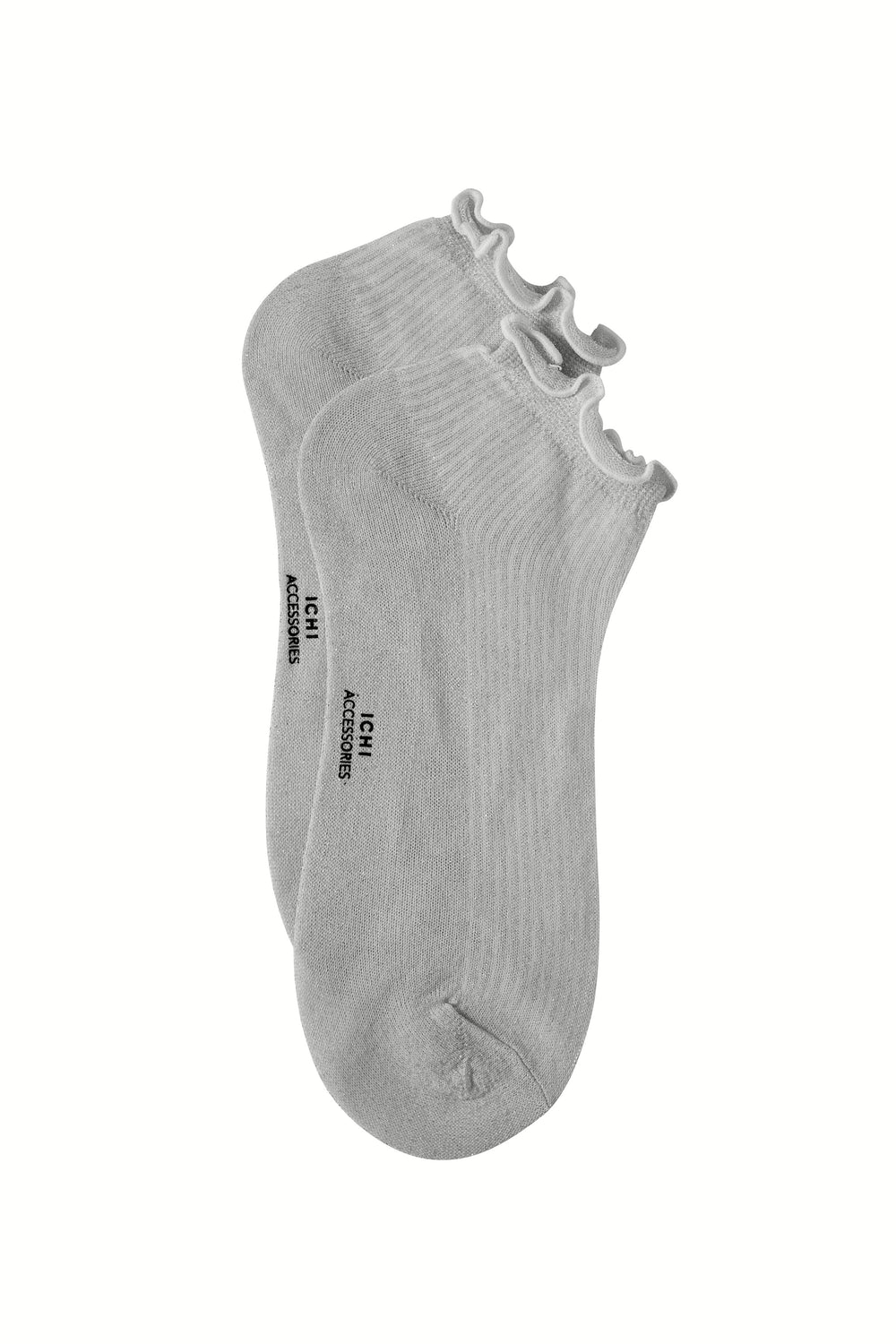 IAMITZY Light Grey Melange Metallic Socks