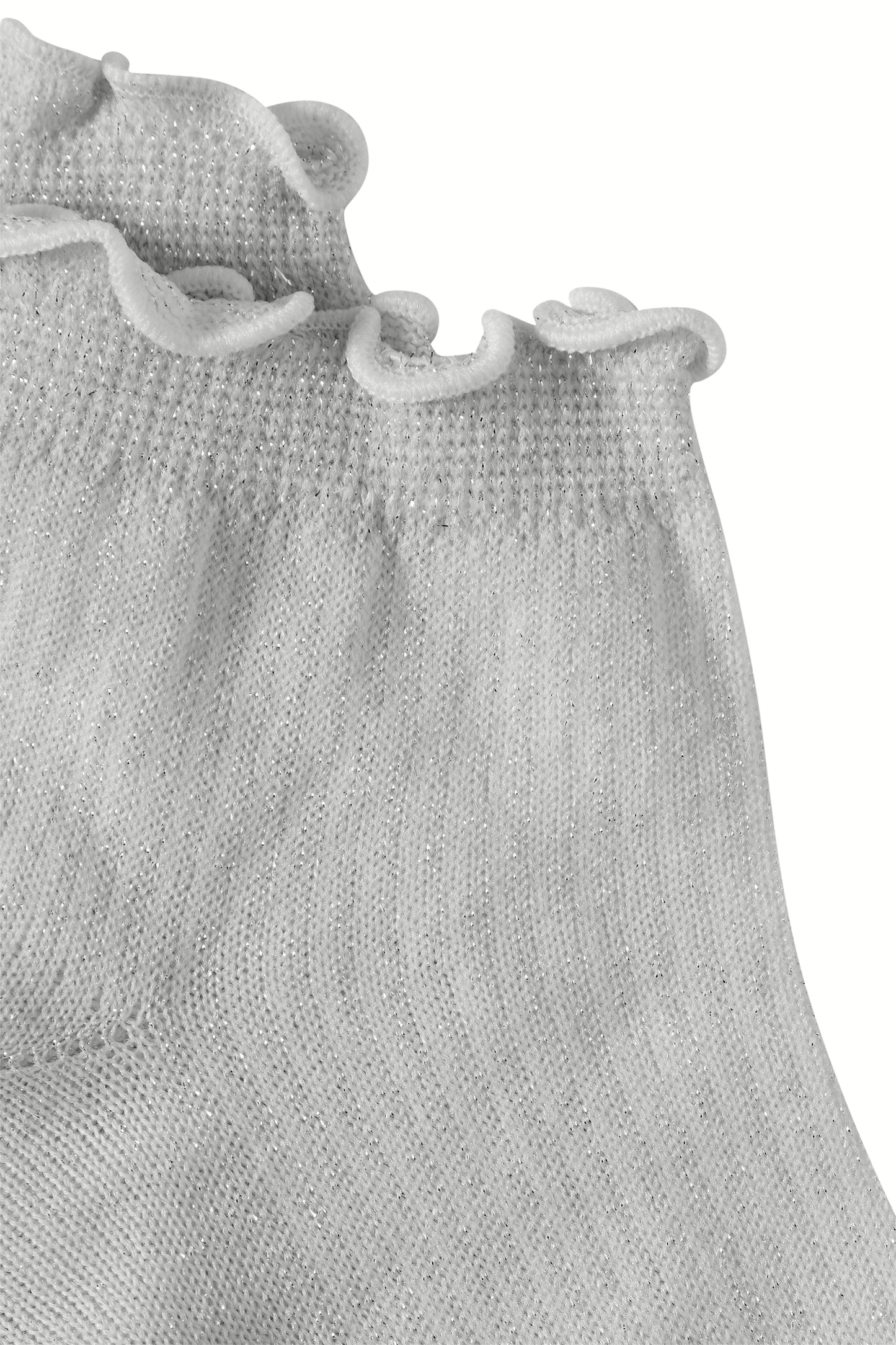 
                  
                    IAMITZY Light Grey Melange Metallic Socks
                  
                