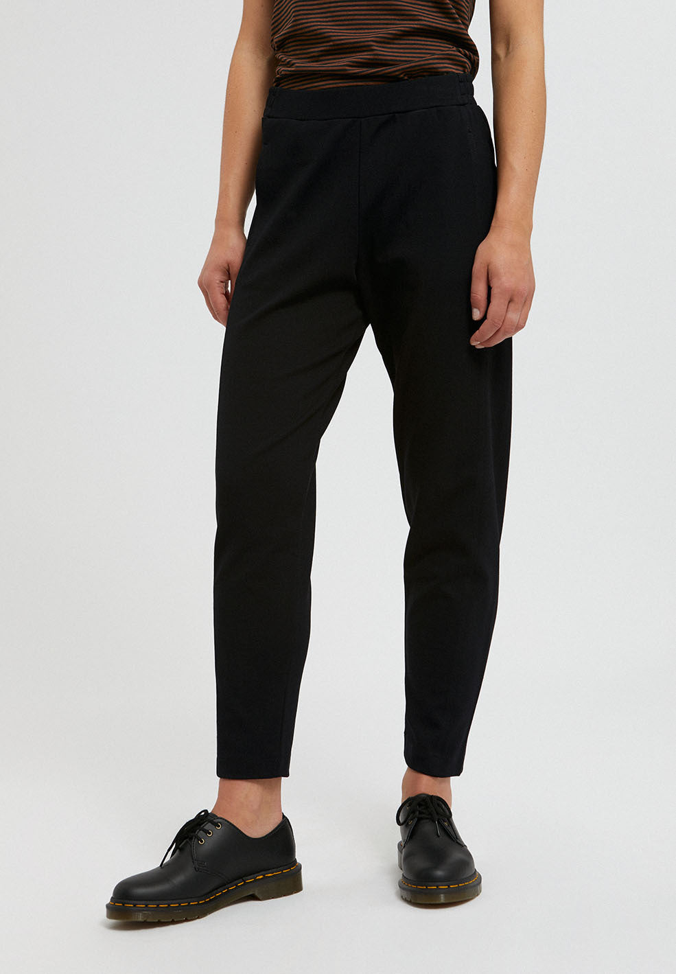 
                  
                    MAGDAA Black Jersey Pants
                  
                