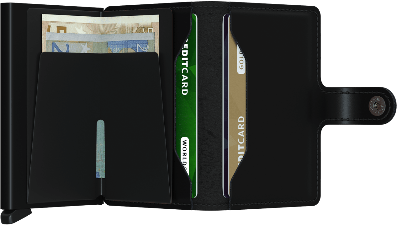 
                  
                    Matte Black Leather Mini Wallet
                  
                