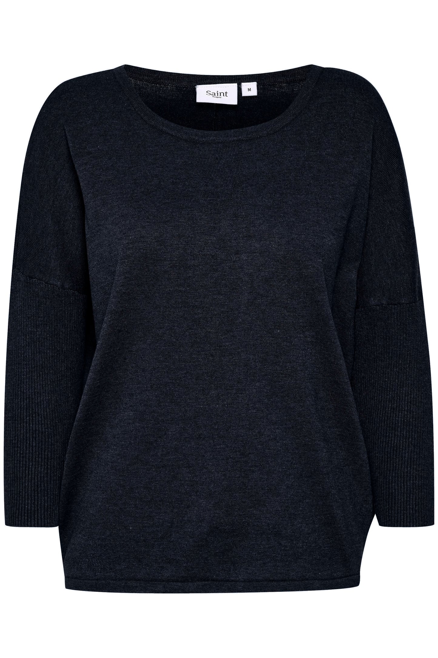 
                  
                    MILASZ – Strickpullover mit Rundhalsausschnitt in Nachthimmel-Optik
                  
                