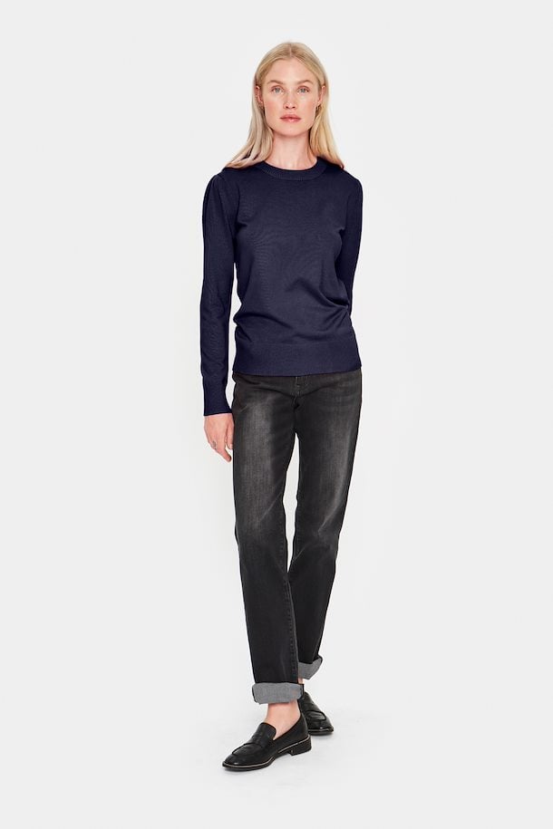 
                  
                    MILASZ Nachthimmel-Strickpullover
                  
                