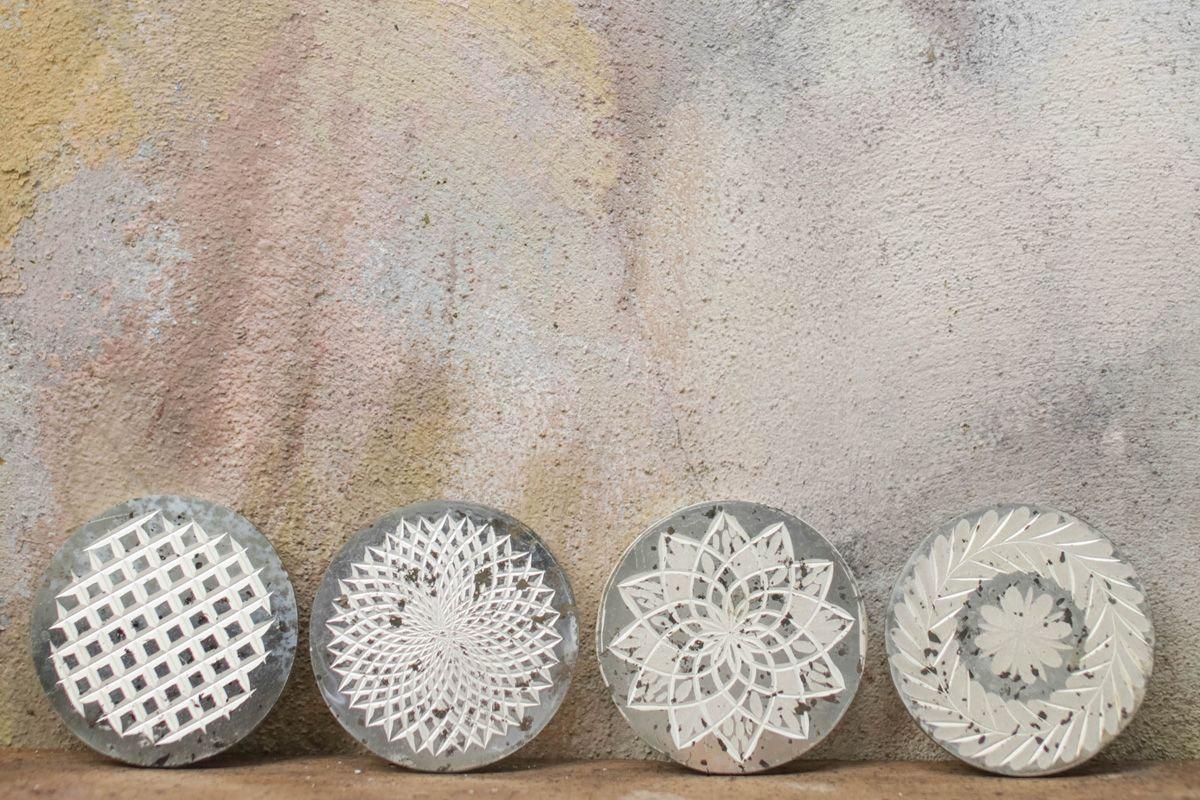 
                  
                    Avani Etched Glass Coasters, Set of 4
                  
                