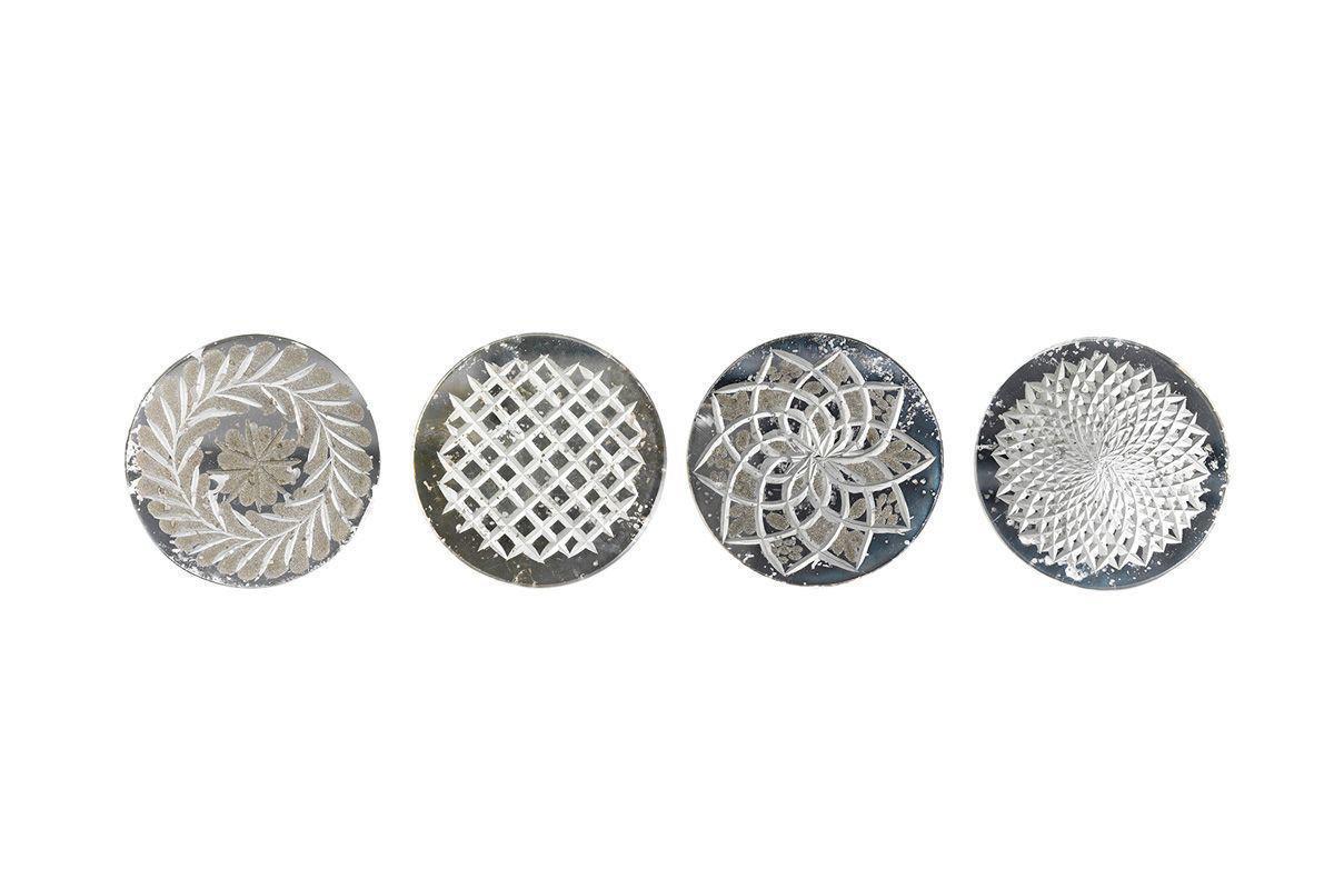 
                  
                    Avani Etched Glass Coasters, Set of 4
                  
                