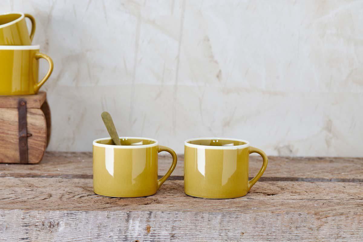 
                  
                    Datia Small Mug, Set of 2, Mustard
                  
                
