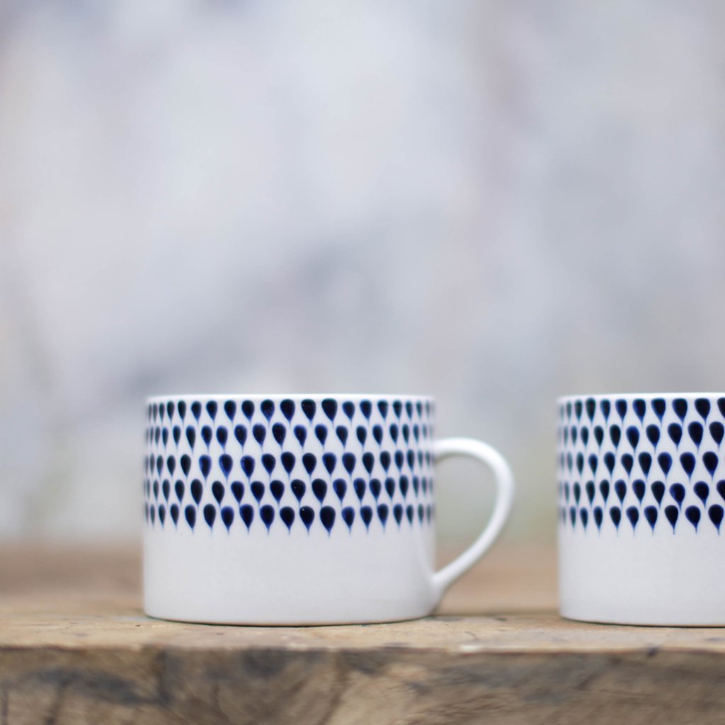 
                  
                    Short Indigo Drop Mug
                  
                
