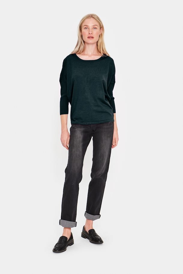 
                  
                    MILASZ Ombre blauer Pullover
                  
                