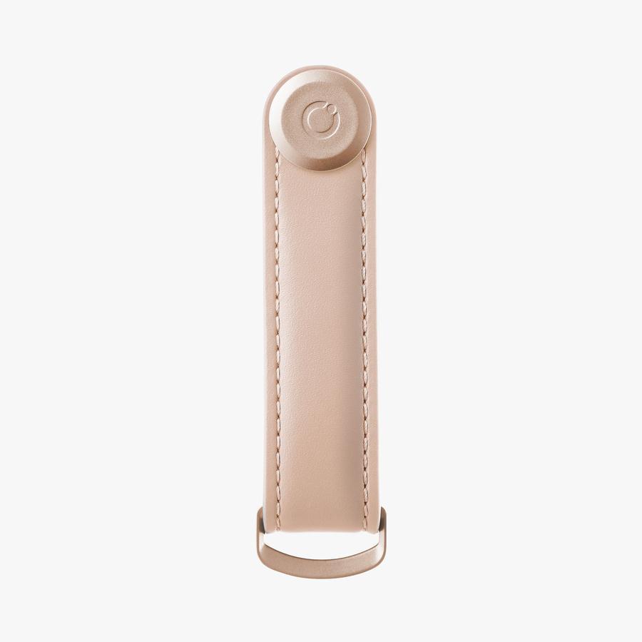 ORBITKEY 2.0 Schlüssel-Organizer aus blassem Leder