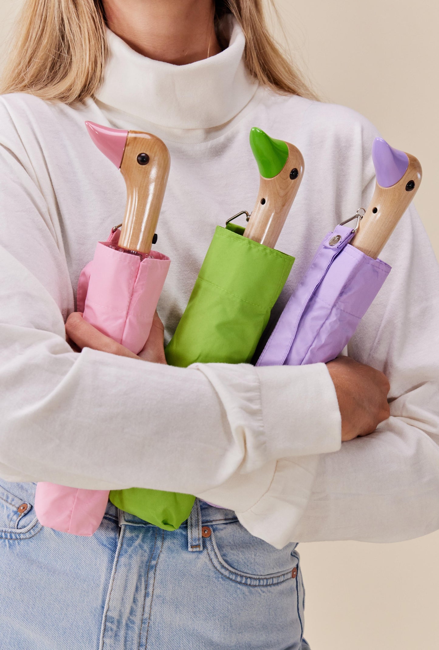 
                  
                    Pink Compact Eco-Friendly Wind Resistant Umbrella
                  
                