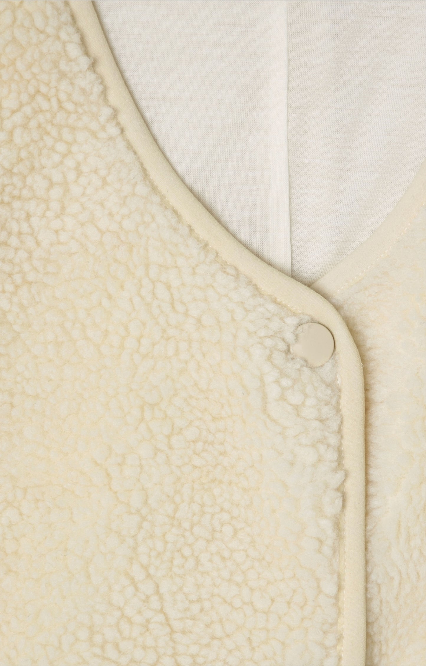 
                  
                    HOKTOWN Ecru Sleeveless Jacket
                  
                