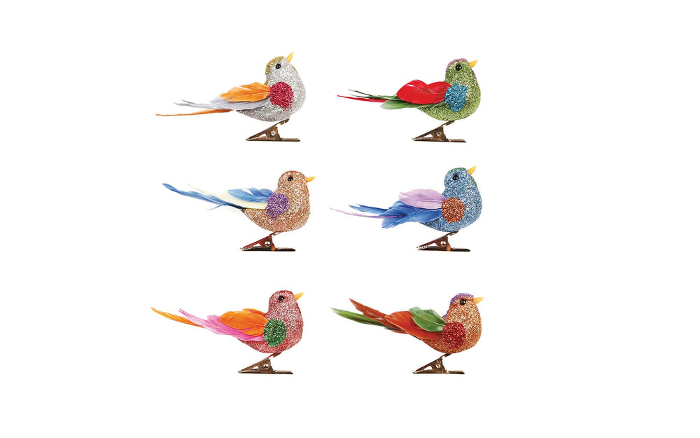 Vogeldekoration 6er-Set