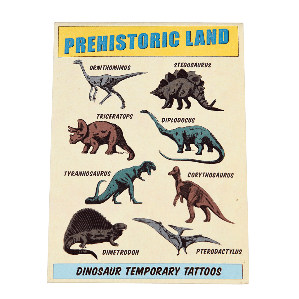 
                  
                    Prehistoric Land Temporary Tattoo
                  
                