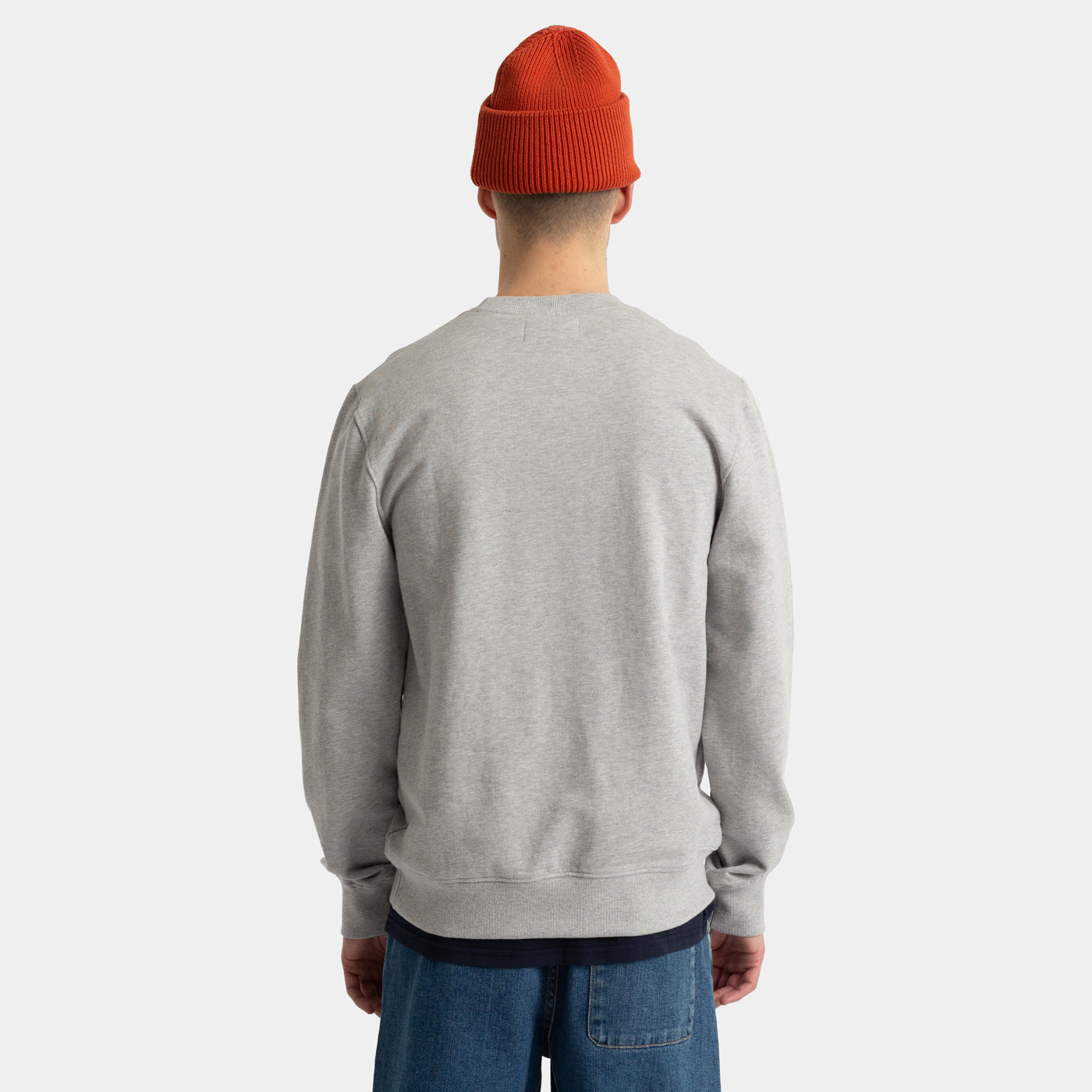 
                  
                    PAC Pullover mit Rundhalsausschnitt in grauer Melange-Optik
                  
                
