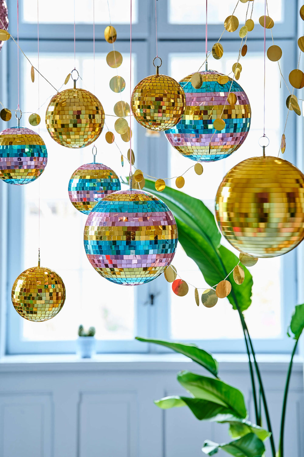 Large Gold Disco Ball