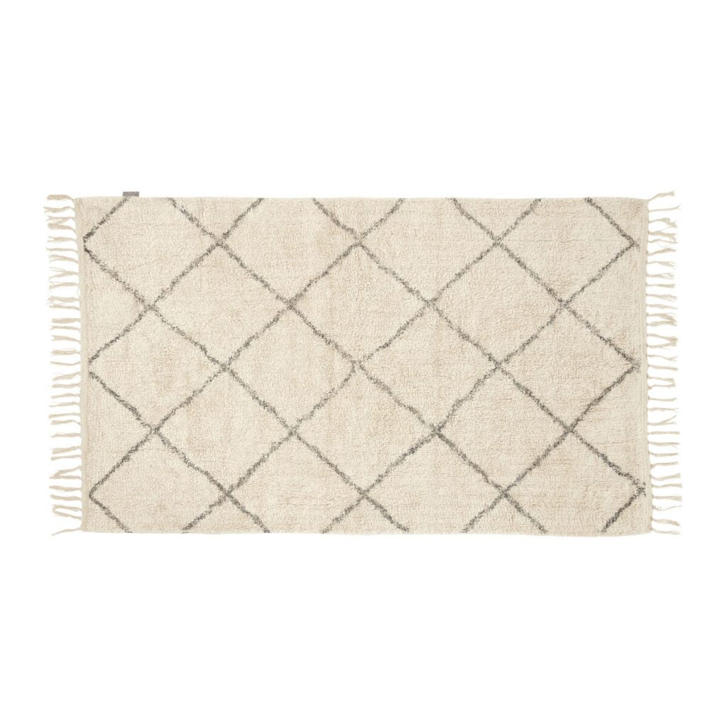 
                  
                    White And Grey Cotton Rug
                  
                