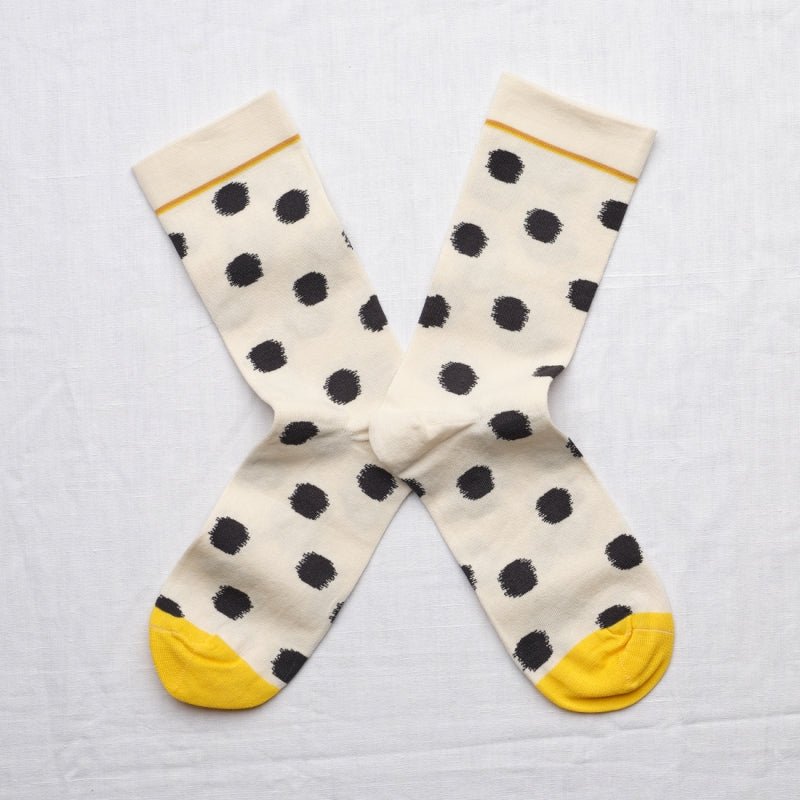
                  
                    Natural Polka Dot Socks
                  
                