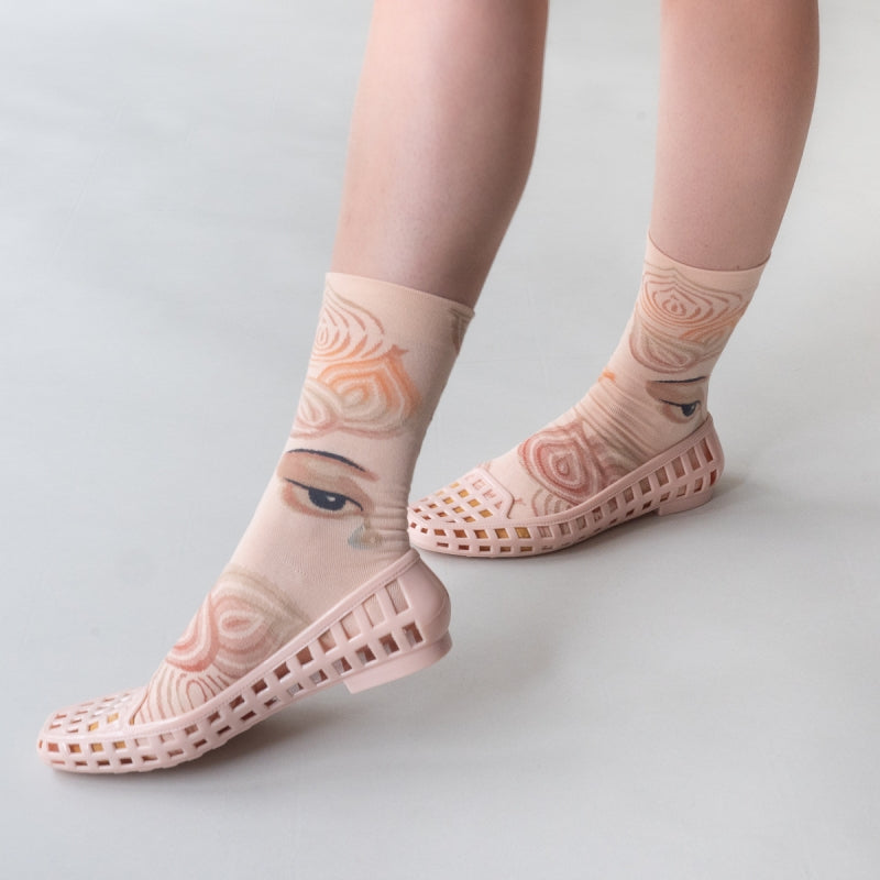 
                  
                    Rosebud Eye Socks
                  
                