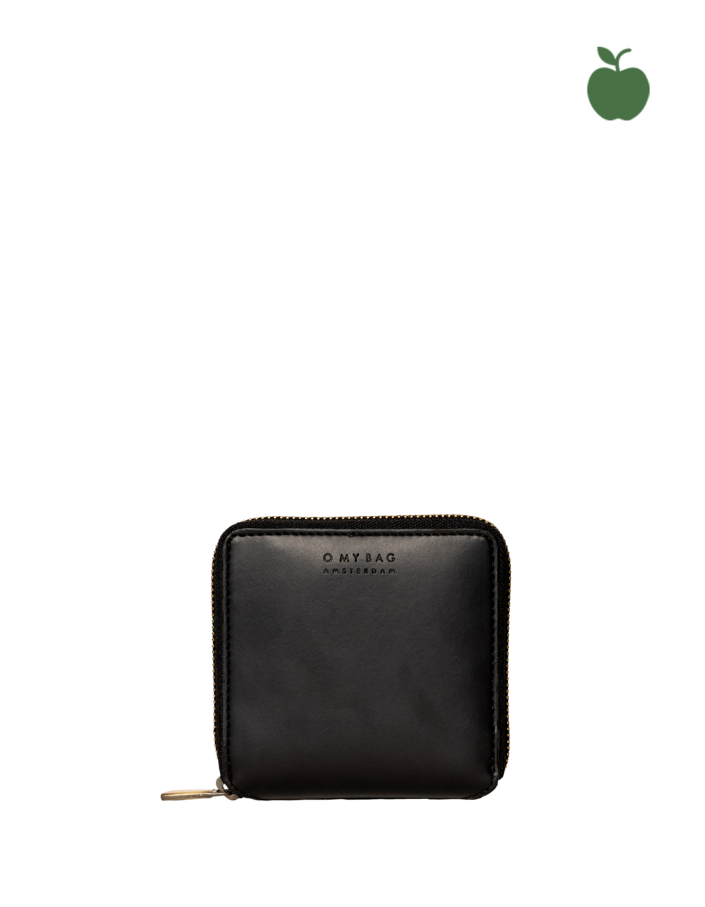 SONNY Black Square Apple Leather Wallet