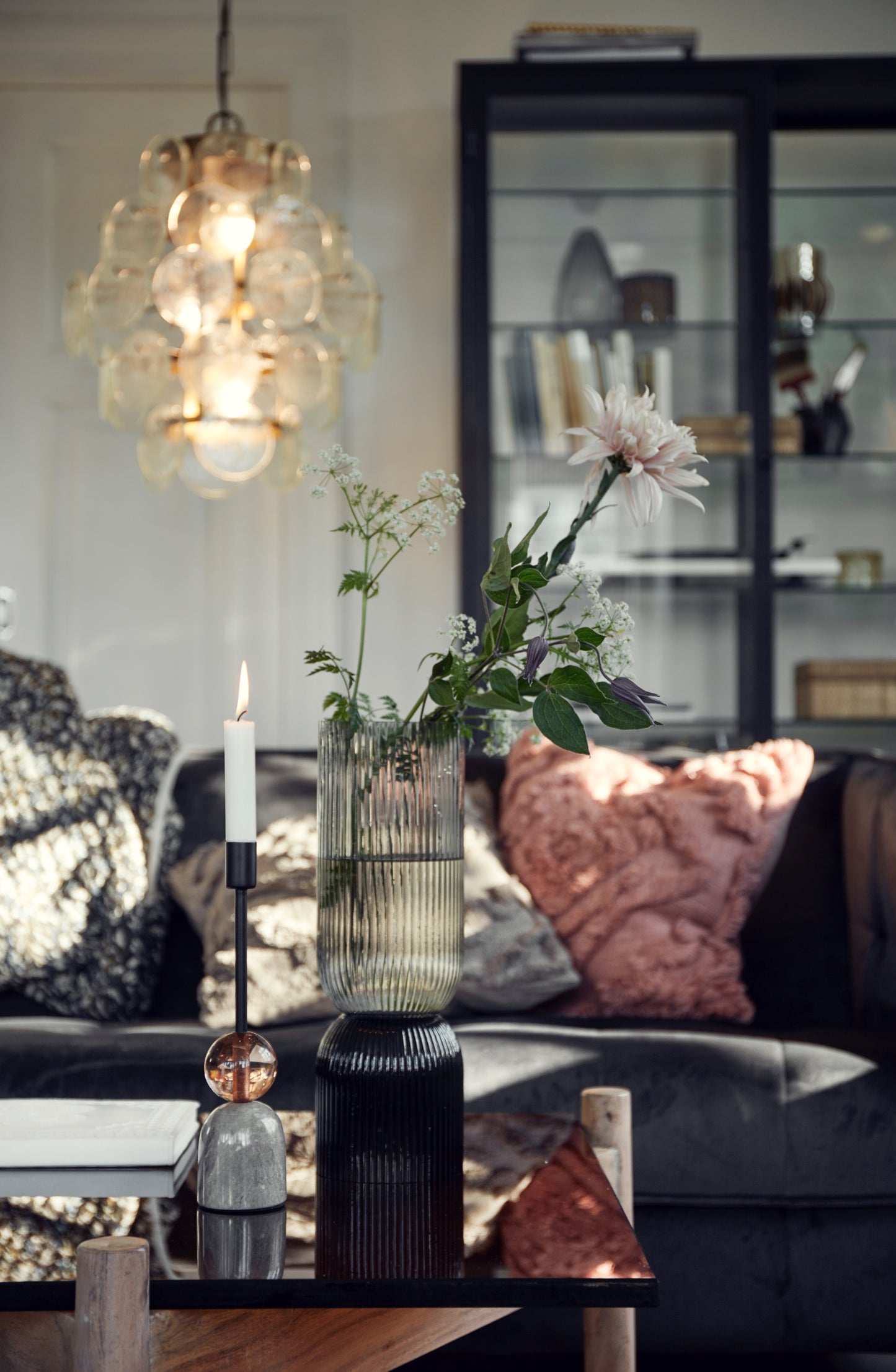 
                  
                    RIVA Tall Black Grey Vase
                  
                