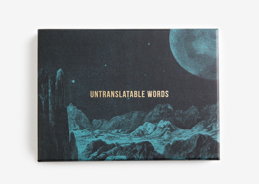 Untranslateable Words Card Set