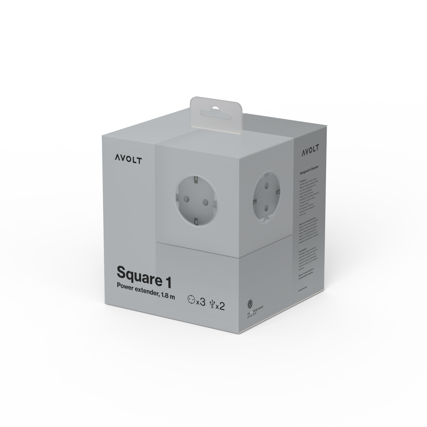 
                  
                    SQUARE 1 Gotland Grey 1 USB- und Magnet-Steckdosenerweiterung
                  
                