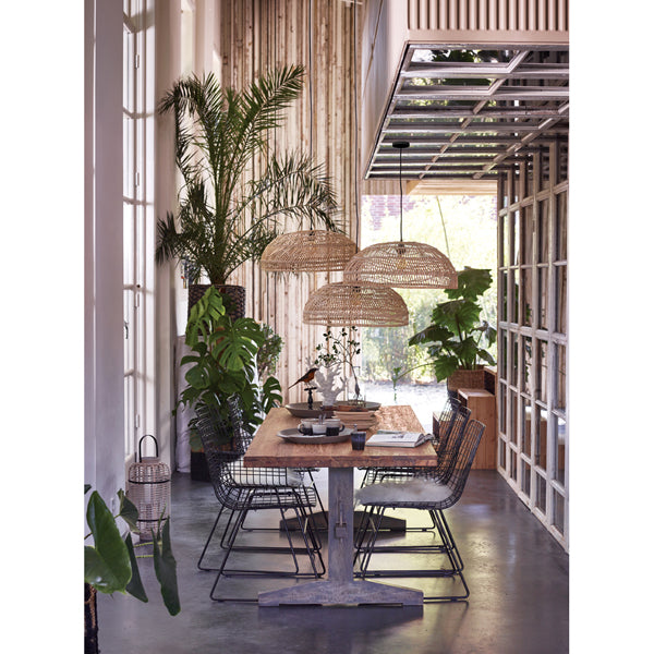 
                  
                    Natural Wicker Pendant Flat Lamp
                  
                