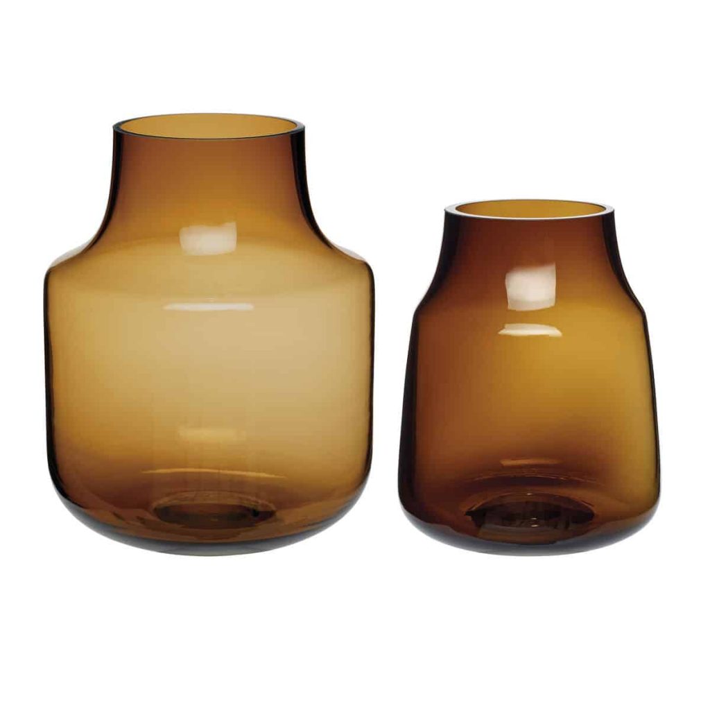
                  
                    Large Amber Glass Desert Vase
                  
                