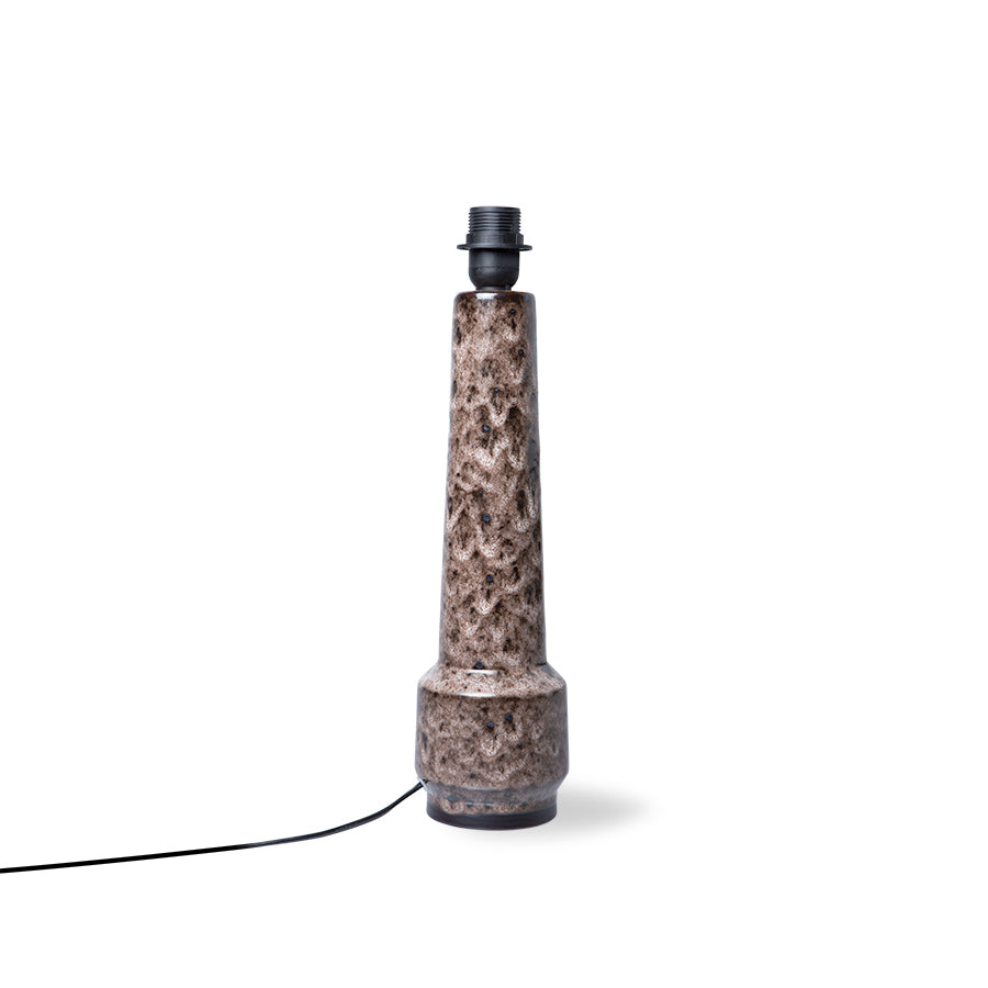 
                  
                    Brown Retro Stoneware Base Lamp
                  
                