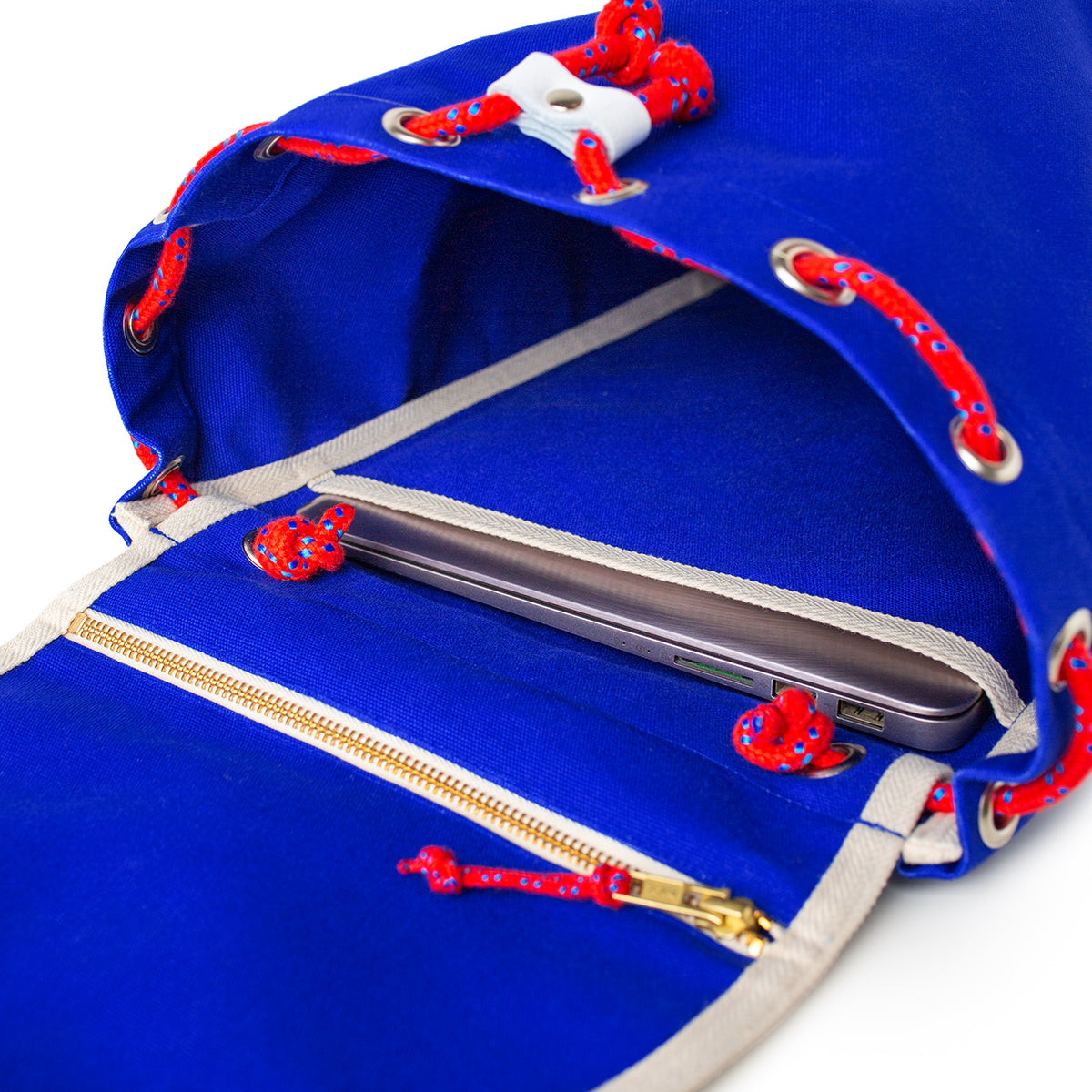 
                  
                    Blue Sailorpack Backpack
                  
                
