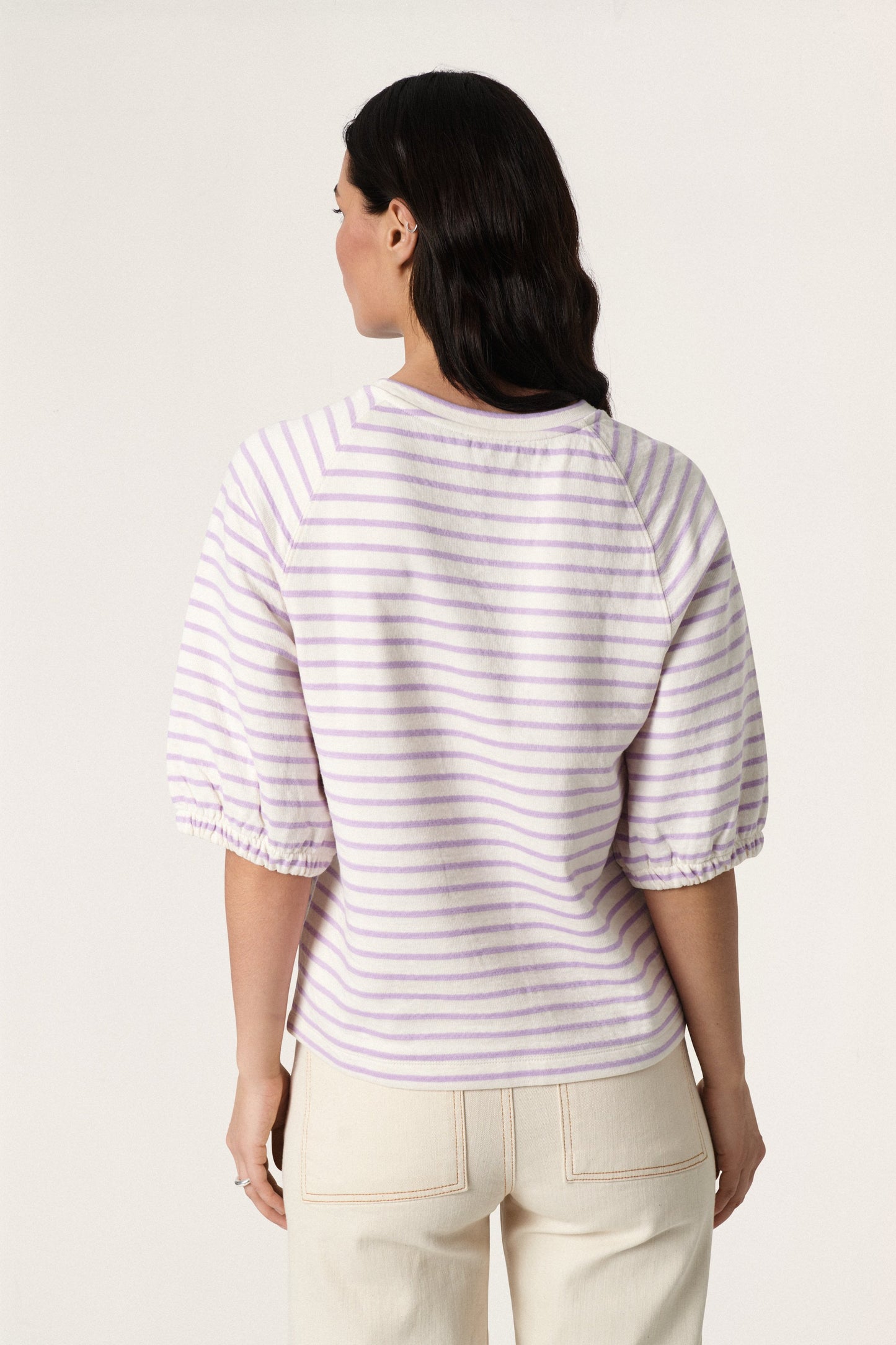 
                  
                    SLINGE Whisper White With Purple Blouse
                  
                